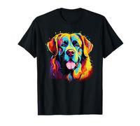 Aquarelle Coloré Mâtin des Pyrénées Chien Grandes Pyrénées T-Shirt