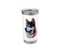 Aquarelle colorée Akita Gobelet isotherme en acier inoxydable double paroi