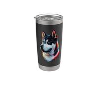 Aquarelle colorée Akita Gobelet isotherme en acier inoxydable double paroi