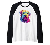 Aquarelle colorée Glen of Imaal Terrier Dog Manche Raglan