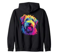 Aquarelle colorée Glen of Imaal Terrier Dog Sweat à Capuche