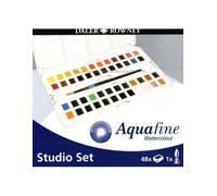 Coffret Aquarelle Aquafine 48 Demi,Godets