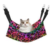 Aquarelle d'animaux Lumineux,Hamac Suspendu pour Chat, lit Suspendu Doux Double Face pour Petits Chiens,L