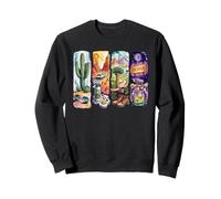 Aquarelle dans Le désert du Nevada Road Trip Adventure Sweatshirt