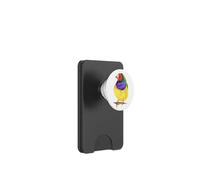 Aquarelle de Pinson gouldian Oiseau coloré PopSockets PopWallet pour MagSafe