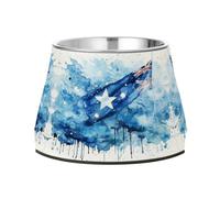 Aquarelle Drapeau De L'australie Gamelles AntidéRapantes pour Chiens,Empilables en Acier Inoxydable pour Chiots