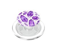 Aquarelle en Cristal Violet et Blanc pour Filles PopSockets PopGrip pour MagSafe