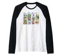 Aquarelle Été Plein Air Voyage Aventure Art Manche Raglan