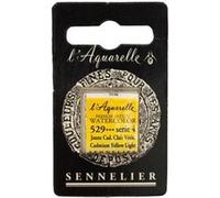 Sennelier Aquarelle extra-fine demi-godet n°529 – Jaune cadmium clair (véritable)