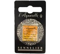 Sennelier Aquarelle demi-godet extra-fine S4 – Jaune de cadmium orange (537)