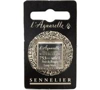 Aquarelle Extra-Fine 1/2 Godet Noir de Bougie Sennelier G