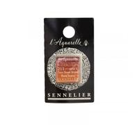 Sennelier Aquarelle extra-fine 1/2 godet Terre sienne brûlée (211)