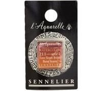 Sennelier Aquarelle demi Pan S1 - Burnt Sienna (211)