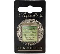 Aquarelle Extra-Fine 1/2 Godet Terre Verte Naturelle Sennelier G