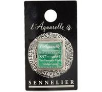 Aquarelle Extra-Fine 1/2 Godet Vert Émeraude Véritable Sennelier
