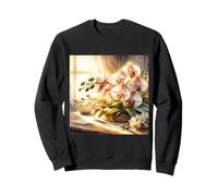 Aquarelle Fantasy Orchidées roses Sweatshirt