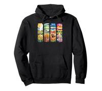 Aquarelle Ferme Pays Nature Nourriture Boisson Art Sweat à Capuche