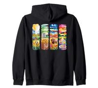 Aquarelle Ferme Pays Nature Nourriture Boisson Art Sweat à Capuche