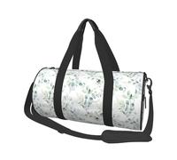 Aquarelle Feuille Florale Verte Eucalyptus Feuilles Rondes Succulentes, Sac de Voyage de Grande capacité, Sac à Main Rond, Sac de Voyage de Sport, fourre-Tout, Sac de Fitness
