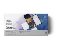 Aquarelle Fine Cotman Boite De Terrain 12 Demi,Godets