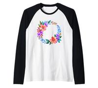 Aquarelle Fleurs Automne Automne Couronne Anneau 2 Formes Mania Manche Raglan