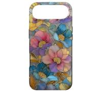 Aquarelle Fleurs Sauvages Vitrail Art Floral Chic Coque pour iPhone Air