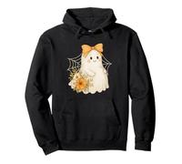 Aquarelle Floral Enceinte Fantôme Halloween Esthétique Sweat à Capuche