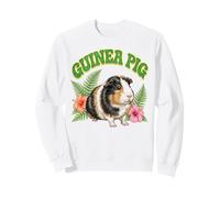 Aquarelle Florale bohémienne Cochon d'Inde Sweatshirt