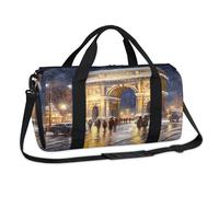 Aquarelle France Arc de Triomphe Sac de sport Sac de week-end Sac fourre-tout décontracté Sac fourre-tout Voyage Gym Bagage Sac de sport pour enfants Filles Garçons Femmes Hommes
