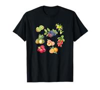 Aquarelle Fruits Cerises Citrons d'été T-Shirt