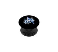 Aquarelle geai Bleu Floral Observation des Oiseaux Mignon Oiseau PopSockets PopGrip Adhésif