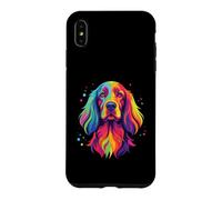 Aquarelle Irlandaise Setter - Rouge Setter Dad Dog Mom Bird Dog Coque pour iPhone XS Max