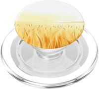 Aquarelle Jaune Champ Doux Prairie Paysage Design PopSockets PopGrip pour MagSafe