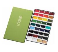 Aquarelle - Kuretake - Gansai Tambi - Set de 36 couleurs - Casseroles extra-large - Idéal pour artistes