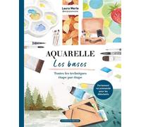 Aquarelle : les bases - Laura Merle - Un Dimanche Apres-Midi - broché - Guide