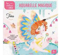 Aquarelle magique. Fées - + 6 tableaux + 1 boite de peinture - Pauline Marlet - Fleurus - Jeux livres objets