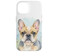 Aquarelle Mignonne Bouledogue français Chiot Frenchie Coque pour iPhone 14