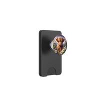 Aquarelle Mignonne Vache écossaise pour bébé Highland PopSockets PopWallet pour MagSafe