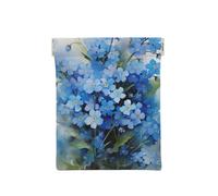 Aquarelle Ne m'oubliez Pas Les Fleurs, Sac de Rangement pour Femmes, Portefeuille supérieur à Presser, Petit Porte-Monnaie, Pochette de Changement