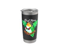 Aquarelle Perroquet Oiseau Maman Caique Gobelet isotherme en acier inoxydable double paroi