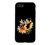 Aquarelle Pollinator Bee et Orange Daisy Coque pour iPhone SE (2020) / 7/8