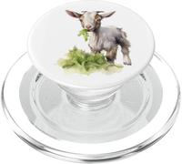 Aquarelle pour bébé chèvre - Animaux de la Ferme Cottagecore - Chèvres Mignonnes PopSockets PopGrip pour MagSafe