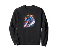 Aquarelle pour Chien Berger Belge Malinois Ski Sweatshirt