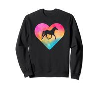 Aquarelle pour femme ou fille Motif cheval Sweatshirt