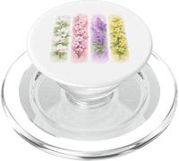 Aquarelle Printemps Floral Botanique Blossom Art PopSockets PopGrip pour MagSafe