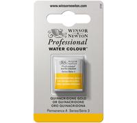 Winsor & Newton - Aquarelle professionnelle - Quinacridone doré - Demi godet - Qualité archive