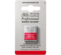 Aquarelle Professionnelle Extra-Fine - 1/2 Godet - Rouge De Cadmium Foncé - Wins