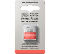 Aquarelle Professionnelle Extra-Fine - 1/2 Godet - Rouge Quinacridone - Winsor E