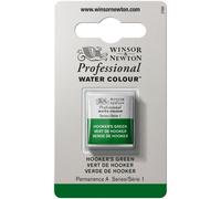 Aquarelle Professionnelle Extra-Fine - 1/2 Godet - Vert De Hooker - Winsor Et Newton