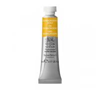 Winsor & Newton Aquarelle Professionnel - Peinture Aquarelle, Haute Luminosité, Résistante à la Lumière, Qualité Archive, Tube de 5 ML, Couleur or transparent foncé